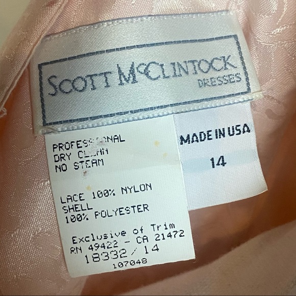 Scott McClintock Vintage Top Plus Size Victorian Puff Sleeve Pink Lace Top - Picture 14 of 14